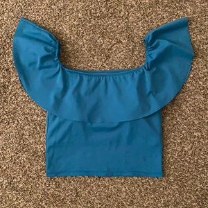 Kortni Jeane Ruffled Around Top